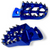 Blue DEEP STATE Yamaha TTR125 Pit Bike Footpegs