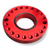 Red Honda Grom Carb Spinner Adapter Plate & Bolts