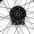 Black 12" SDG Pit Bike Front Wheel