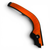Black / Orange KTM XC 250 350 Frame Guard 2016 - 2018
