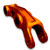 Orange CNC SurRon Suspension Linkage - View 2