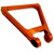 Orange CNC SurRon Suspension Linkage Triangle - View 2