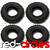 4x MINI QUAD TYRES - SIZE 4.10-6 - View 3