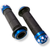 Blue ATV Diamond Quad Bike Grips With Bar Ends
