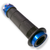 Blue ATV Diamond Quad Bike Grips With Bar Ends - View 2