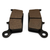 Honda CR CRF XR Semi-Metallic Rear Brake Pads FA130 - View 2