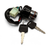 ATV Quad Bike 6 Pin Ignition Key & Barrel For Kazuma Meerkat 50cc