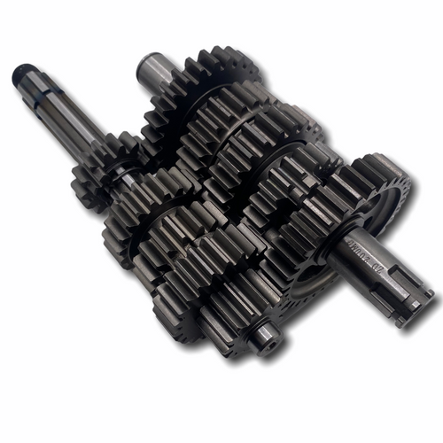 ピークス Zongshen 190ccPit Bike 5 Speed Gearbox - Red Circles Motorcycles