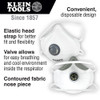 Klein 604403 N95 Disposable Respirator Mask infographic