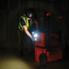 Klein Tools MODbox™ Rechargeable Dual Beam LED Work Light attached to side of MODbox