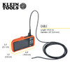 Klein Tools ET17 Utility Borescope Camera 10ft Nylon Snake dimensions