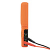 Klein Tools MM450 Slim Digital Multimeter side view cords in ports