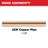 Milwaukee RLS Pivoting Press Ring 1-1/8 inch copper capacity