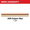 Milwaukee RLS Pivoting Press Ring 1-3/8 inch copper capacity
