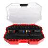 Malco C-RHEX® Socket Install Kit with 12 Impact Rated Bits stored in open case facing forward