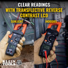 Klein Tools CL810 Auto Ranging True RMS Digital Pro Clamp Meter gives clear readings indoors or in sunlight