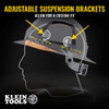 Klein 60346 Premium KARBN Hard Hat with Rechargeable Headlamp adjustable suspension