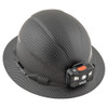 Klein 60346 Premium KARBN Hard Hat with Rechargeable Headlamp main front view