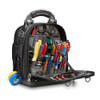 Veto Pro Pac TECH MCT EVO Compact Service Tool Bag back pocket with tools (not included)