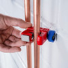 KNIPEX 3" TubiX S Pipe Cutter in use