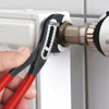KNIPEX 7-1/4" Alligator Water Pump Pliers in use