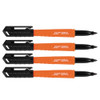 Klein Tools 861014 Skribes™ Fine Tip Permanent Markers, Black, 4-Pack