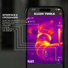 Klein Tools TI223 Mobile Thermal Imager interface and crosshairs