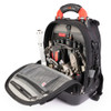 Malco HVAC Pro Install Tool Kit with Veto TECH PAC Backpack side view open