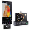 Thermal Master P4 AI Dual Lens Thermal Imaging Camera with example cat image