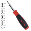 Wiha 77891 Soft Finish 11-in-1 Multi Bit Driver with tip sizes