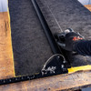Malco DTSQ Duct Board Square in use with duct board cutter