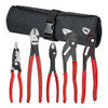 KNIPEX 5 Piece Core Pliers Set with tool roll