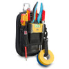 Veto Pro Pac SC45 BLACKOUT Multi-Functional Tool and Phone Pouch front view with tools (not included)