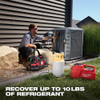 Milwaukee 2938-21 M18 Brushless Battery Powered Refrigerant Recovery Machine in use