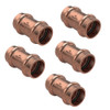 Conex Banninger MaxiPro 1/4" Refrigerant Press Straight Coupler, Bag of 5