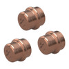 Conex Banninger MaxiPro 1/4" Refrigerant Press Cap, Bag of 3
