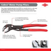 Knipex Cobra Water Pump Pliers infographic