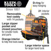 Klein Tools 55485 Tradesman Pro Tool Master Tool Bag Backpack infographic