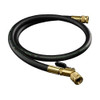 Hilmor 1936007 Black Vacuum Hose 72 Inch with Ball Valve End