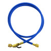 JB CLBV-60B KOBRA Gasket Seal Refrigerant Ball Valve Hose Blue 60 Inch 1/4" x 1/4"