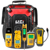 UEi 521KIT Gas Furnace Install Kit with Clamp Meter, Manometer, Leak Detector, CO Detector, and Thermometer