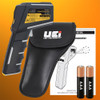 UEi INF165C Infrared Thermometer includes pouch, batteries, and manual