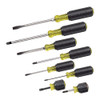 Klein Tools 85078 8 Piece Cushion-Grip Screwdriver Set