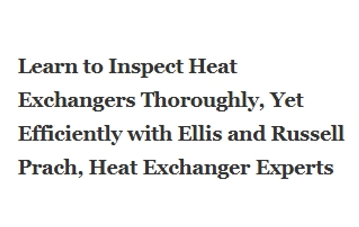 Heat Exchanger Experts Seminar Open to The Public