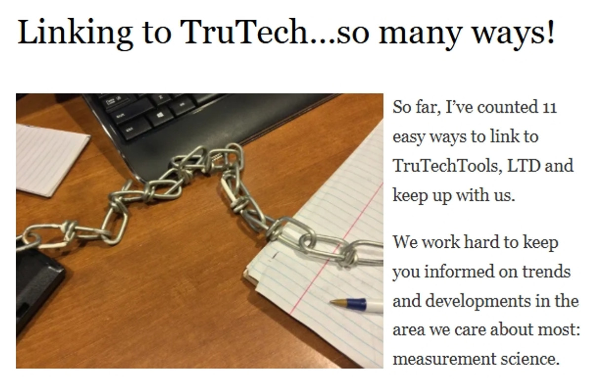 Linking to TruTech…so many ways!