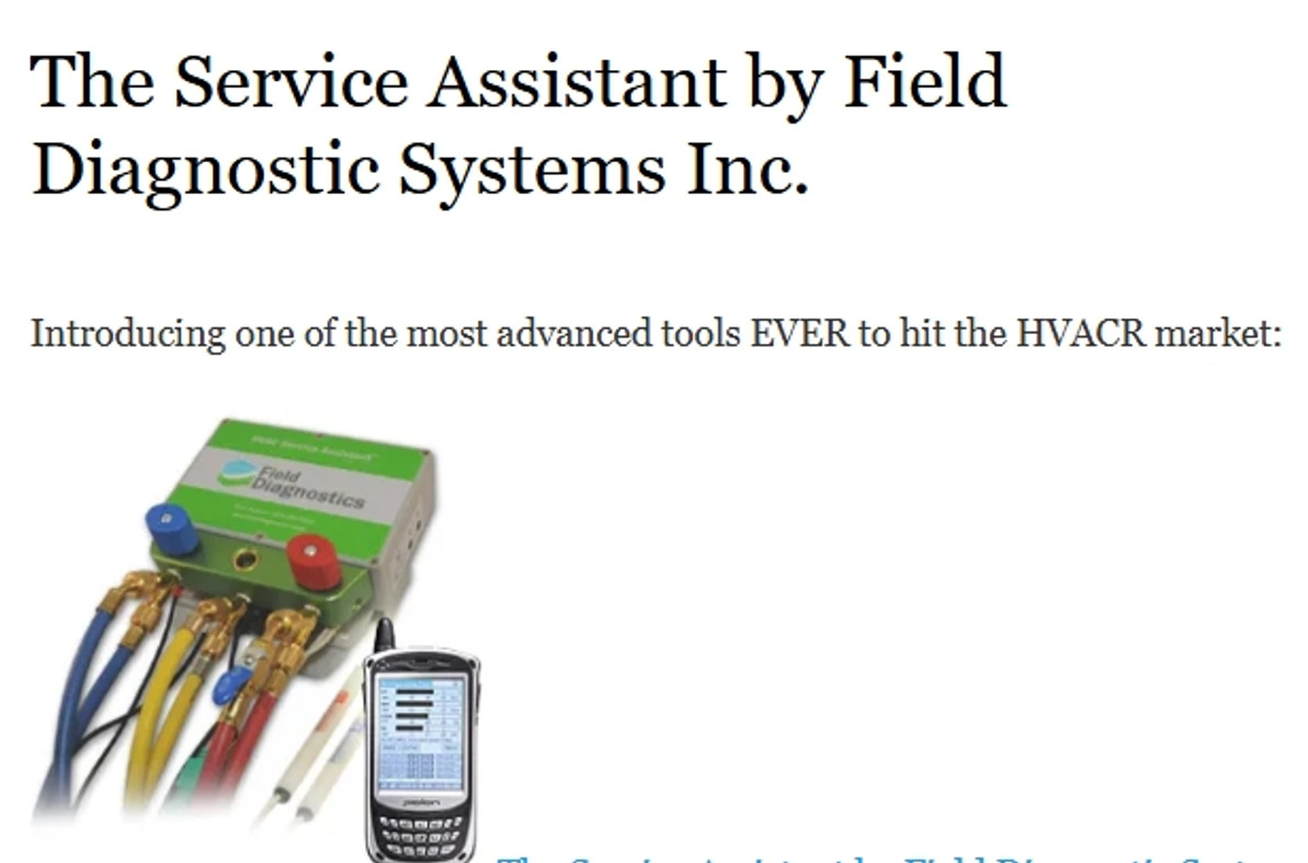 The Service Assistant by Field Diagnostic Systems Inc.