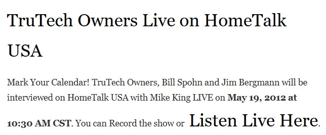 TruTech Owners Live on HomeTalk USA