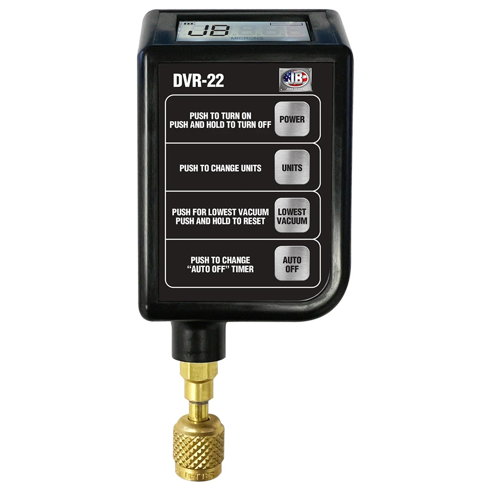 JB DVR-22 Thermistor Based Compact Digital Micron Gauge