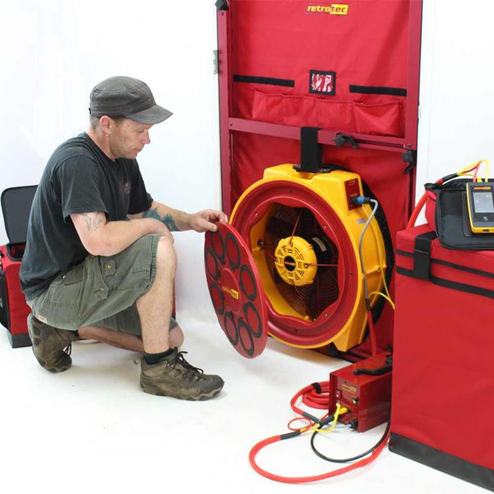 Retrotec US6100 Blower Door System with DM32X Gauge | TruTech Tools