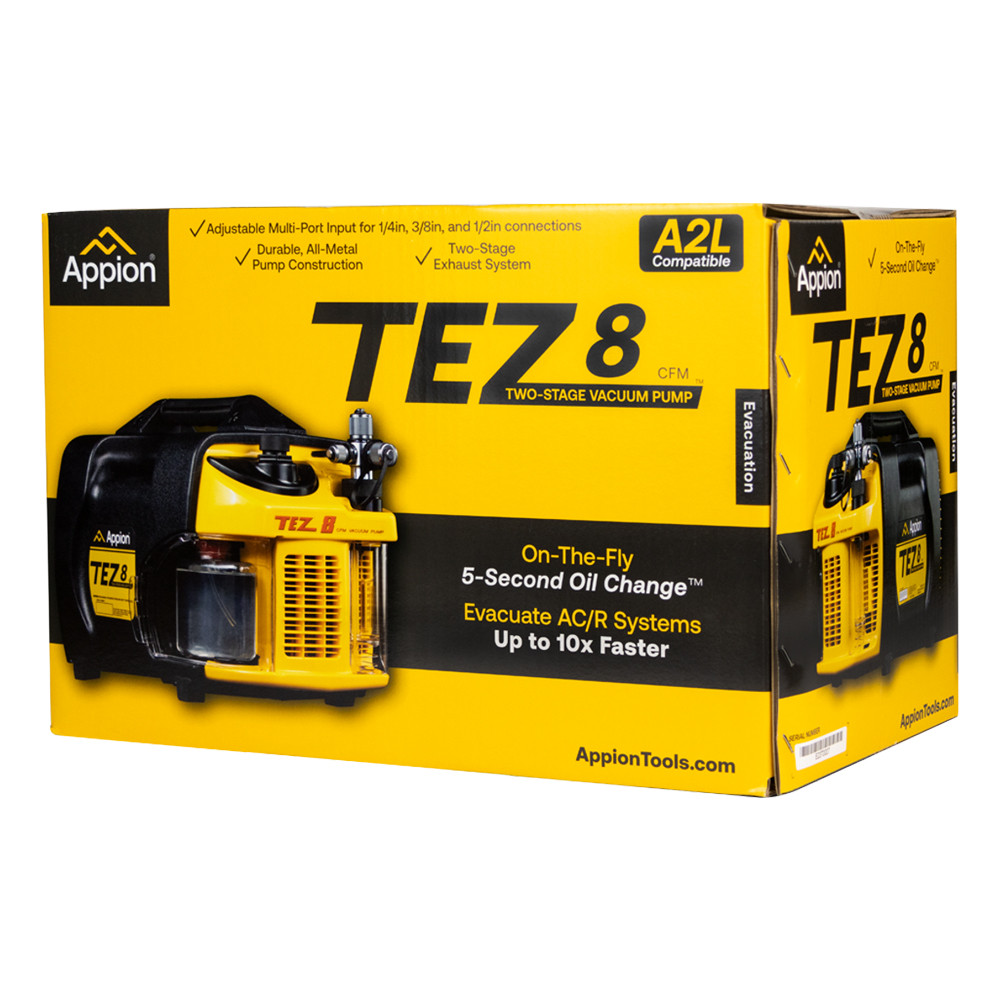 Appion TEZ8 Two Stage Vacuum Pump 8CFM